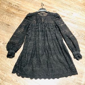 Milly Bell-sleeve Lace Dress